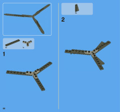 LEGO 8068 instructions page 66 – build guide