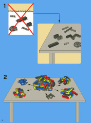 LEGO 8069 instructions page 2 – build guide