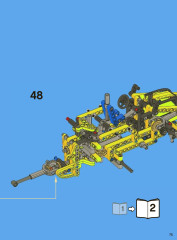 LEGO 8069 instructions page 75 – build guide
