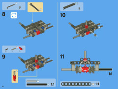 LEGO 8070 instructions page 10 – build guide
