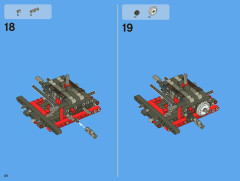 LEGO 8070 instructions page 20 – build guide