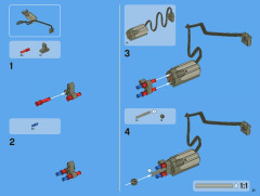 LEGO 8070 instructions page 21 – build guide