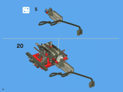 LEGO 8070 instructions page 22 – build guide