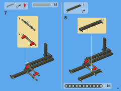 LEGO 8070 instructions page 25 – build guide