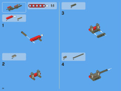 LEGO 8070 instructions page 34 – build guide