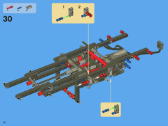 LEGO 8070 instructions page 44 – build guide