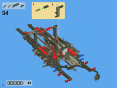 LEGO 8070 instructions page 48 – build guide