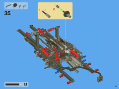 LEGO 8070 instructions page 49 – build guide