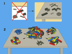 LEGO 8070 instructions page 5 – build guide
