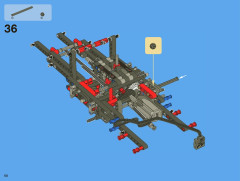 LEGO 8070 instructions page 50 – build guide