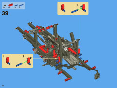 LEGO 8070 instructions page 54 – build guide