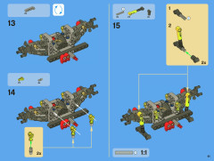 LEGO 8070 instructions page 61 – build guide