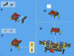 LEGO 8070 instructions page 64 – build guide