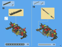 LEGO 8070 instructions page 65 – build guide