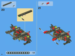 LEGO 8070 instructions page 66 – build guide