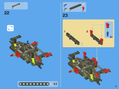 LEGO 8070 instructions page 67 – build guide