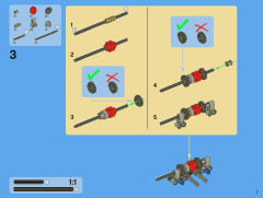 LEGO 8070 instructions page 7 – build guide