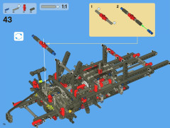 LEGO 8070 instructions page 70 – build guide