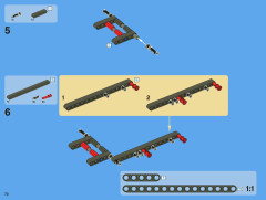 LEGO 8070 instructions page 72 – build guide