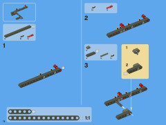 LEGO 8070 instructions page 74 – build guide