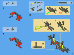 LEGO 8070 instructions page 15 – build guide