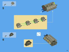 LEGO 8070 instructions page 23 – build guide