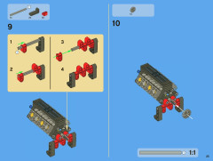 LEGO 8070 instructions page 25 – build guide