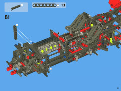 LEGO 8070 instructions page 43 – build guide