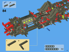 LEGO 8070 instructions page 47 – build guide