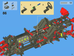 LEGO 8070 instructions page 49 – build guide