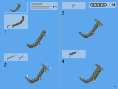 LEGO 8070 instructions page 5 – build guide
