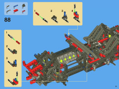 LEGO 8070 instructions page 51 – build guide