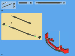 LEGO 8070 instructions page 60 – build guide