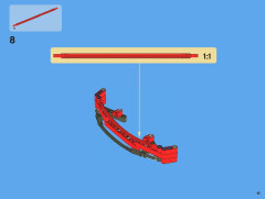 LEGO 8070 instructions page 61 – build guide