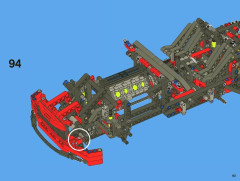 LEGO 8070 instructions page 63 – build guide
