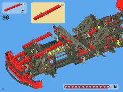 LEGO 8070 instructions page 66 – build guide
