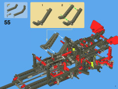 LEGO 8070 instructions page 7 – build guide