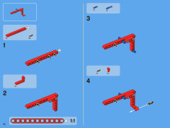 LEGO 8070 instructions page 70 – build guide