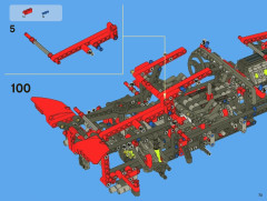 LEGO 8070 instructions page 73 – build guide