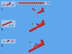 LEGO 8070 instructions page 74 – build guide