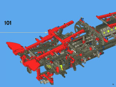 LEGO 8070 instructions page 75 – build guide
