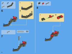 LEGO 8070 instructions page 78 – build guide
