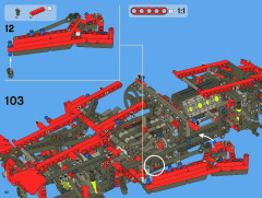 LEGO 8070 instructions page 82 – build guide