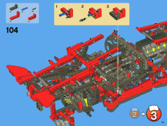 LEGO 8070 instructions page 83 – build guide