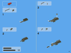 LEGO 8070 instructions page 33 – build guide
