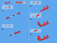 LEGO 8070 instructions page 5 – build guide