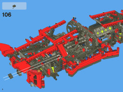LEGO 8070 instructions page 6 – build guide