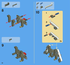 LEGO 8071 instructions page 54 – build guide