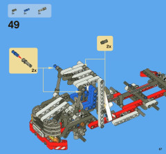 LEGO 8071 instructions page 67 – build guide