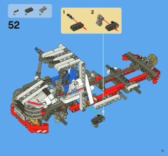 LEGO 8071 instructions page 71 – build guide
